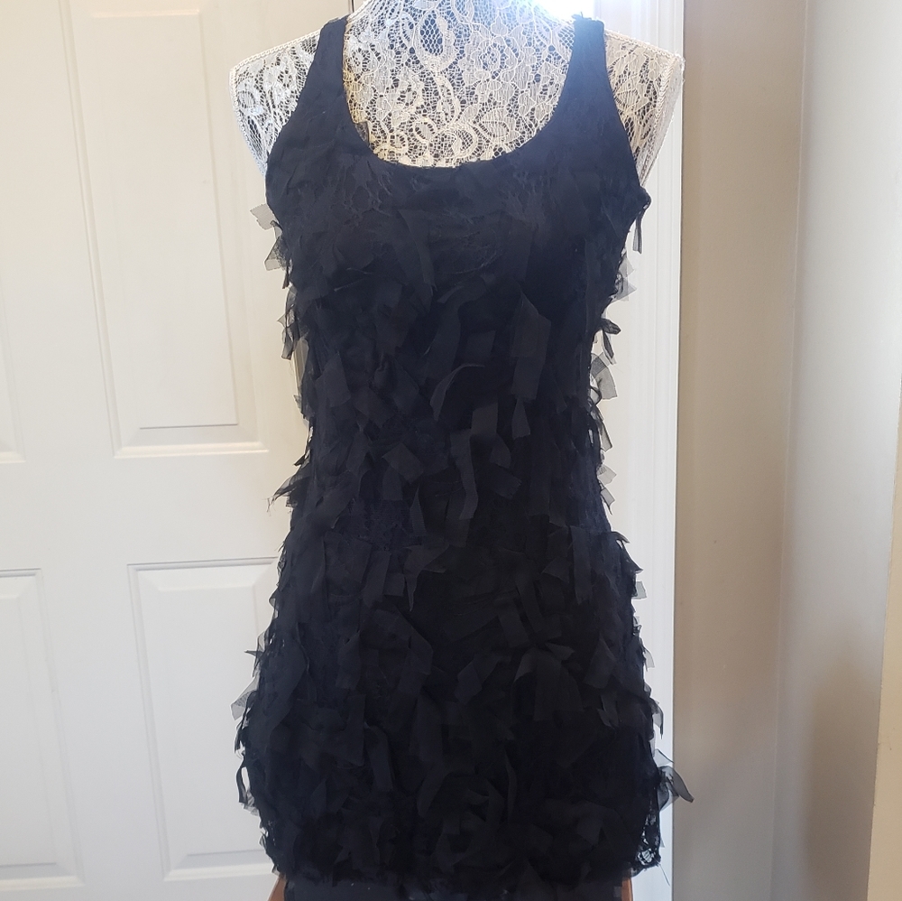 Karen Kane- Shredded Goth Dress!
